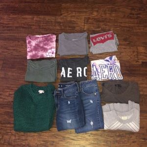 aeropostale, hollister. wild fable set of clothes!
